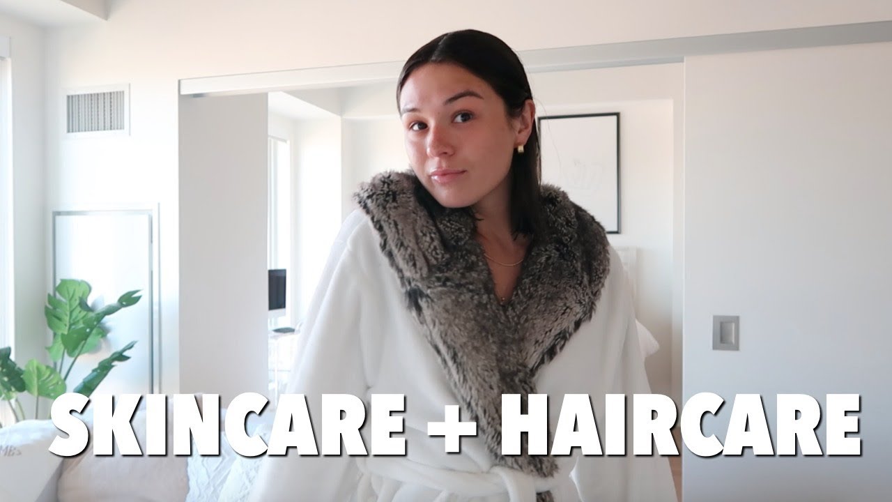 MORNING VLOG: my everyday skincare + haircare routine