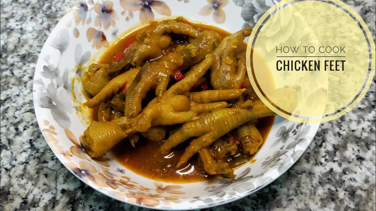 HOW TO COOK CHICKEN FEET |MAOTWANA |AMANQINA|SOUTH AFRICAN RECIPE
