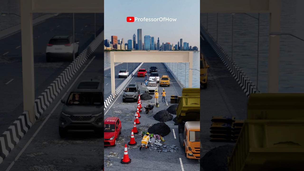 Atal Setu Roads Damage (3D) by Professor Of How