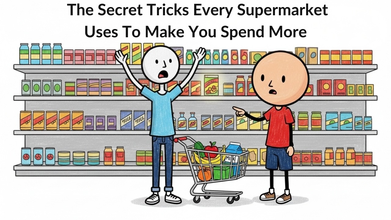 The Secret Tricks Every Supermarket Uses To Make You Spend More | Casual Economics Explains
