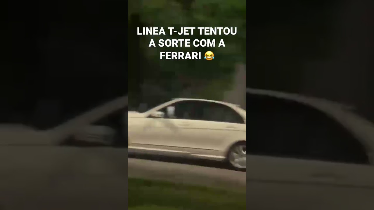 LINEA T-JET ANDANDO NA FRENTE DA FERRARI 2022 😱🔥😅