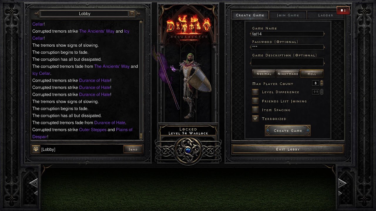 First D2R ROTW Stream! HARDCORE LADDER