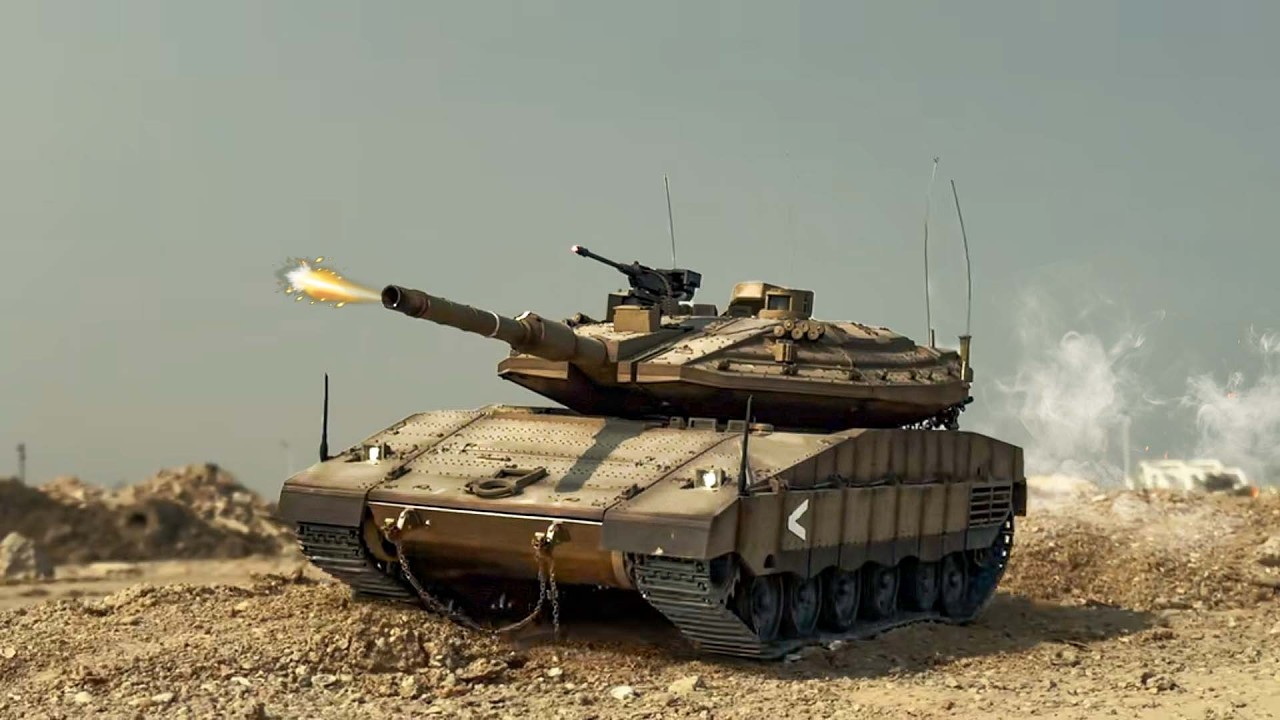 RC Merkava IV Tank 1/16 Scale – Realistic Modern Israeli Tank Model  in Action