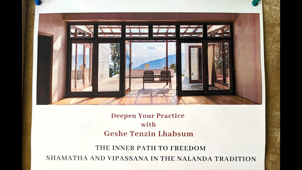 Deepening practice on Samatha (ཞི་གནས་ (shiné) Vipassana ( Lhakthong (ལྷག་མཐོང་) at Buddha Pada. 