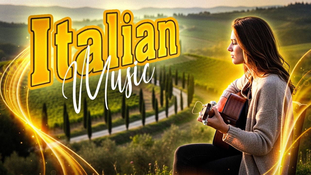 🎶 Italian Guitar Music for Relaxation 🎶 3+ Hours Scenic Italy Ambience
