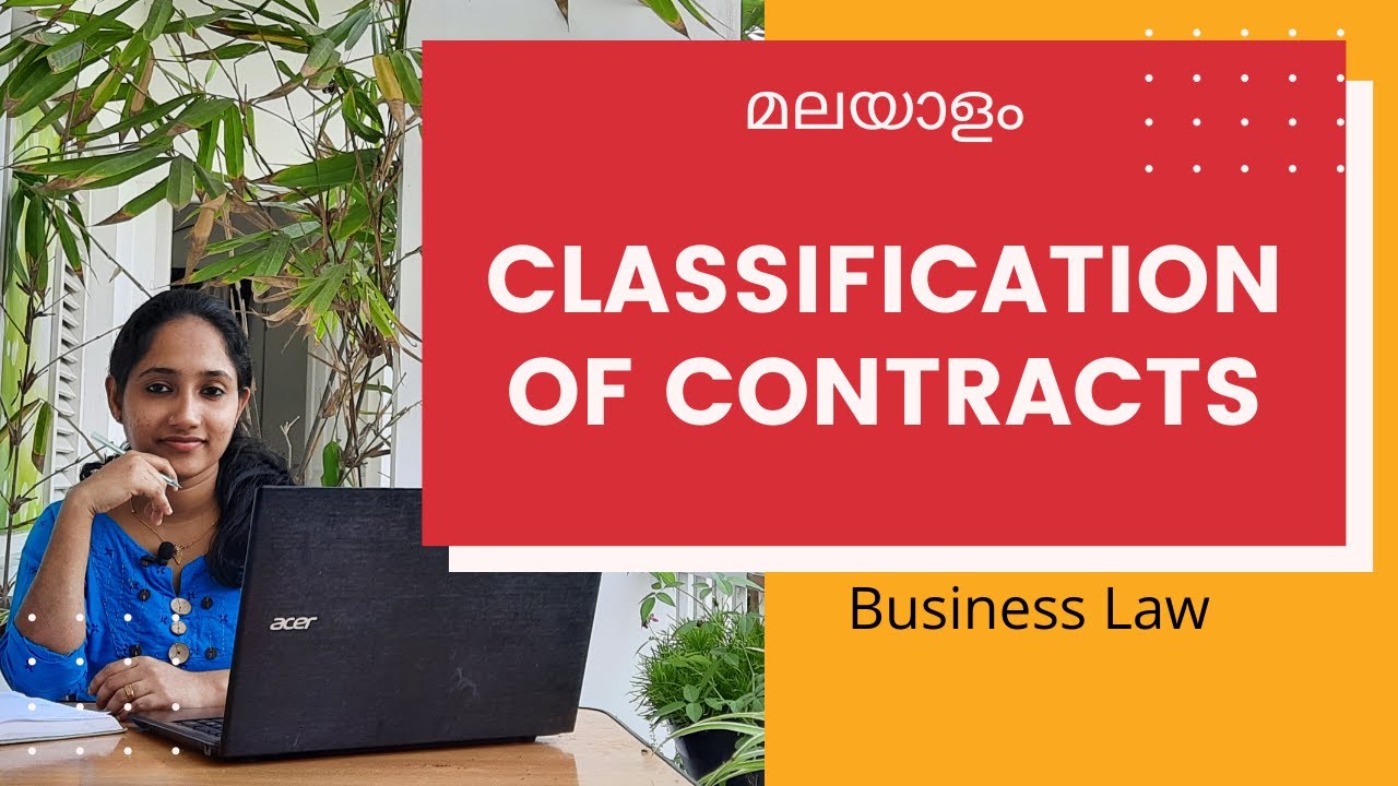 Classification of Contract| Business Law |Malayalam class |  Bcom| BBA|Mcom |MBA |JDC|HDC