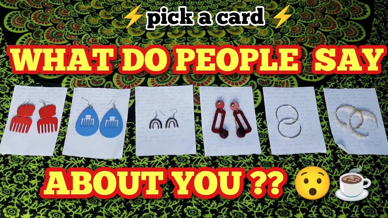 WHAT DO PEOPLE SAY ABOUT YOU?? 🗣️📸 • PICK A CARD READING •TAROT •CARTOMANCY