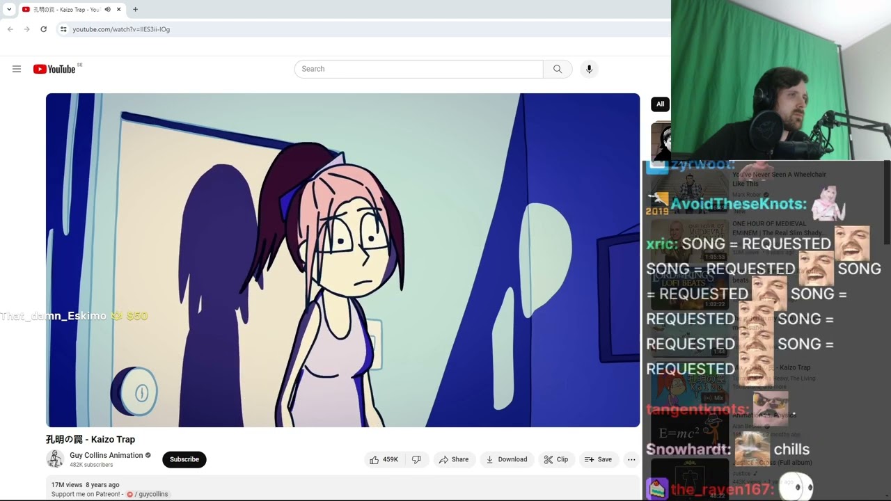 Forsen reacts to 孔明の罠  - Kaizo Trap