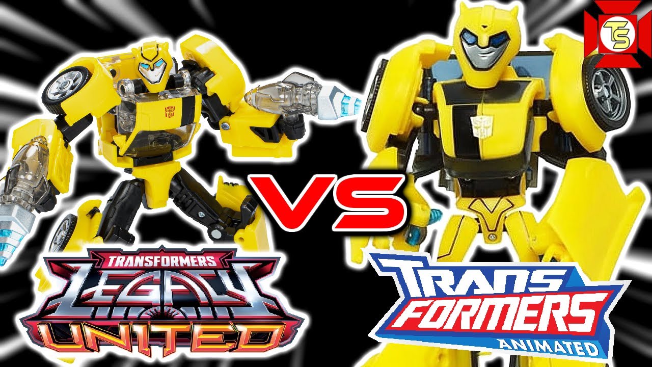 TRANSFORMERS Animated BUMBLEBEE Original Versus Legacy United