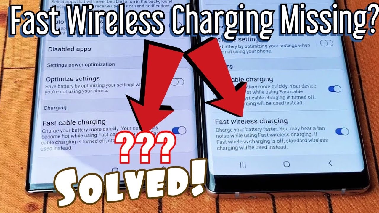 Проблема с «быстрой беспроводной зарядкой» РЕШЕНА! Galaxy S7, S8, S9, S10, Note 8, 9, 10, 10 Plus