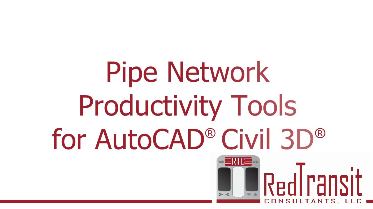 Pipe Network Productivity Tools - Service Connections