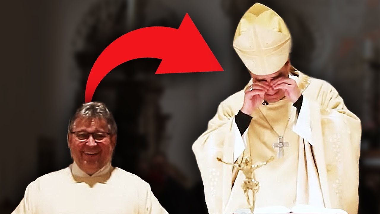 Lachanfall in Kirche: 