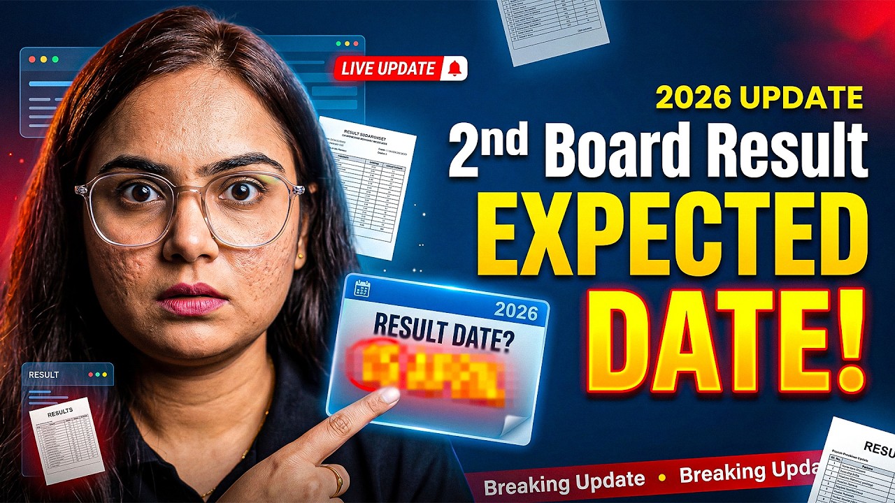🚨 UPDATE: 2nd Board Exam Result 2026 Exact Expected Date Explained | Class 10 | Tanvi Ma'am