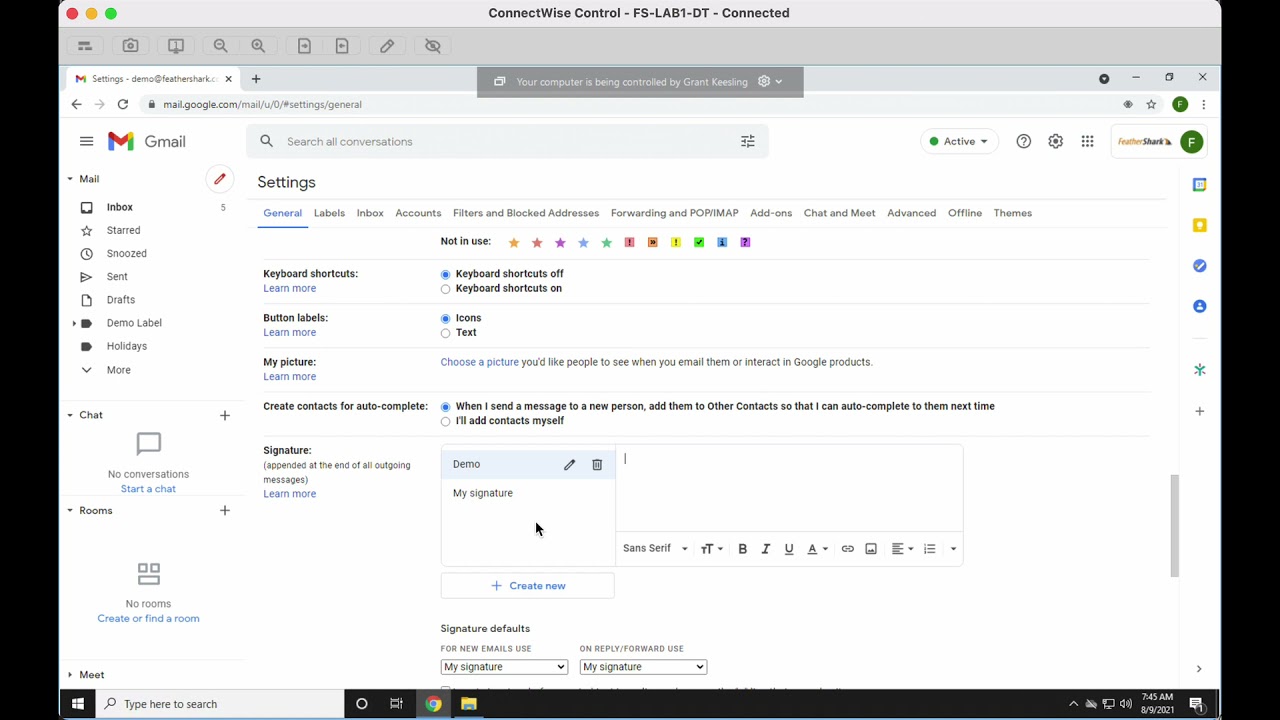 Google - Signatures