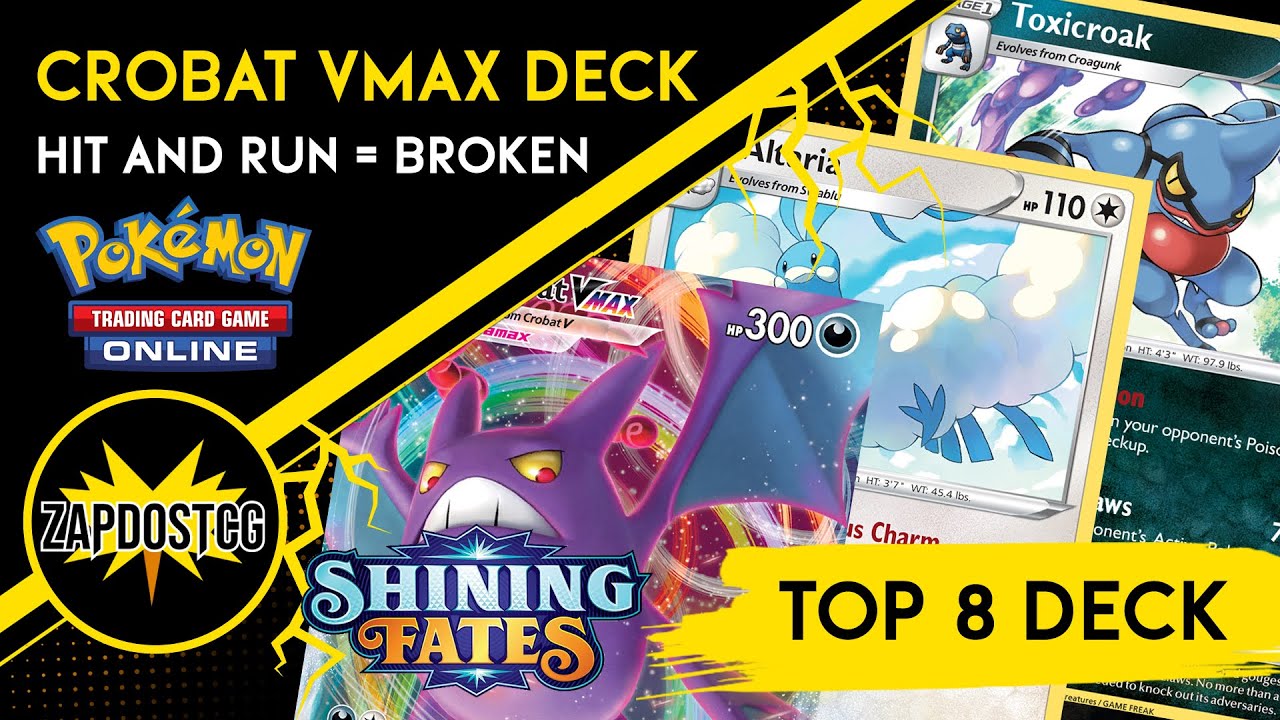 Crobat VMAX Deck From Shining Fates is THE BEST HIT AND RUN ARCHETYPE!? (Pokemon TCG)