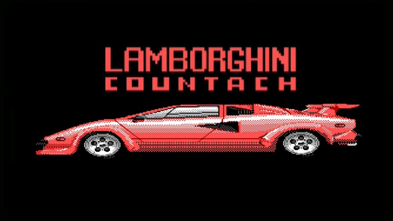 1987 DOS Test Drive Game Lamborghini Countach