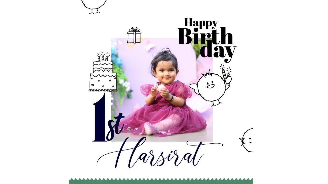 1st BIRTHDAY CELEBRATIONS | HARSIRAT | RATHORE PHOTOGRAPHY | JALANDHAR CITY