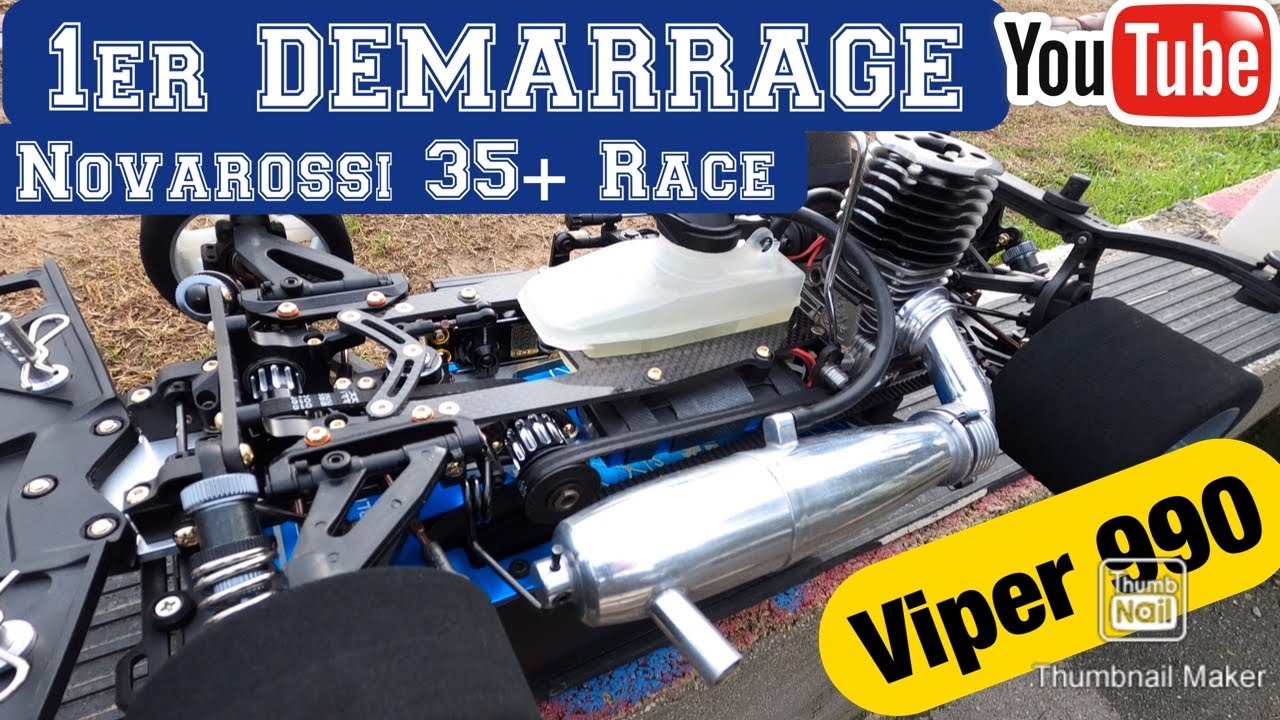 🔥 1er DEMARRAGE SERPENT VIPER  990 - 1/8 GP PISTE 4WD RODAGE AU 16% NOVAROSSI 31 PLUS 21 RACE ! 🔥🔥🔥