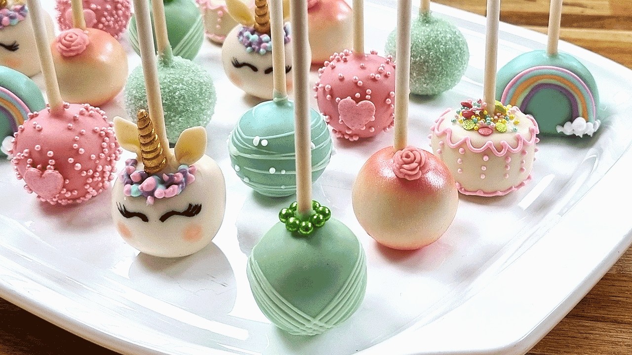 Как приготовить кейк-попсы дома🍭Учебник по украшению кейк-попсов