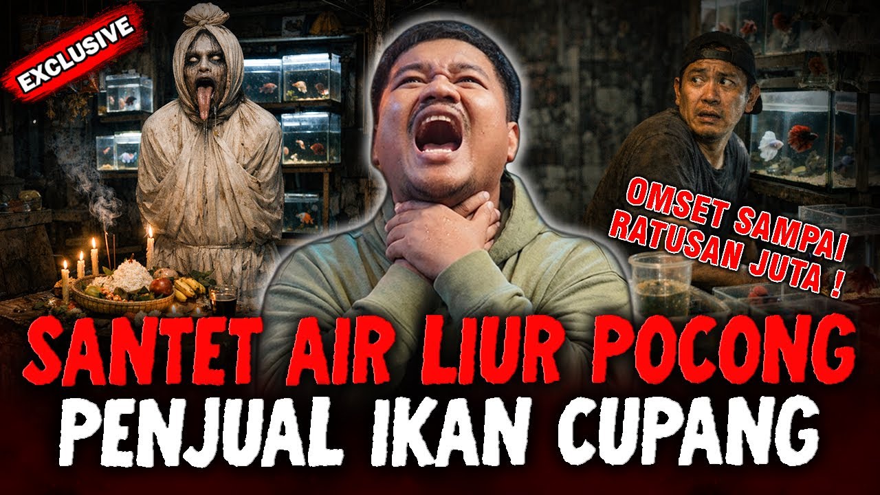 GUE DENGER CERITA INI SAMBIL NAHAN TAKUT ! RATUSAN JUTA LENYAP, PENJUAL IKAN CUPANG MELAWAN SANTET!