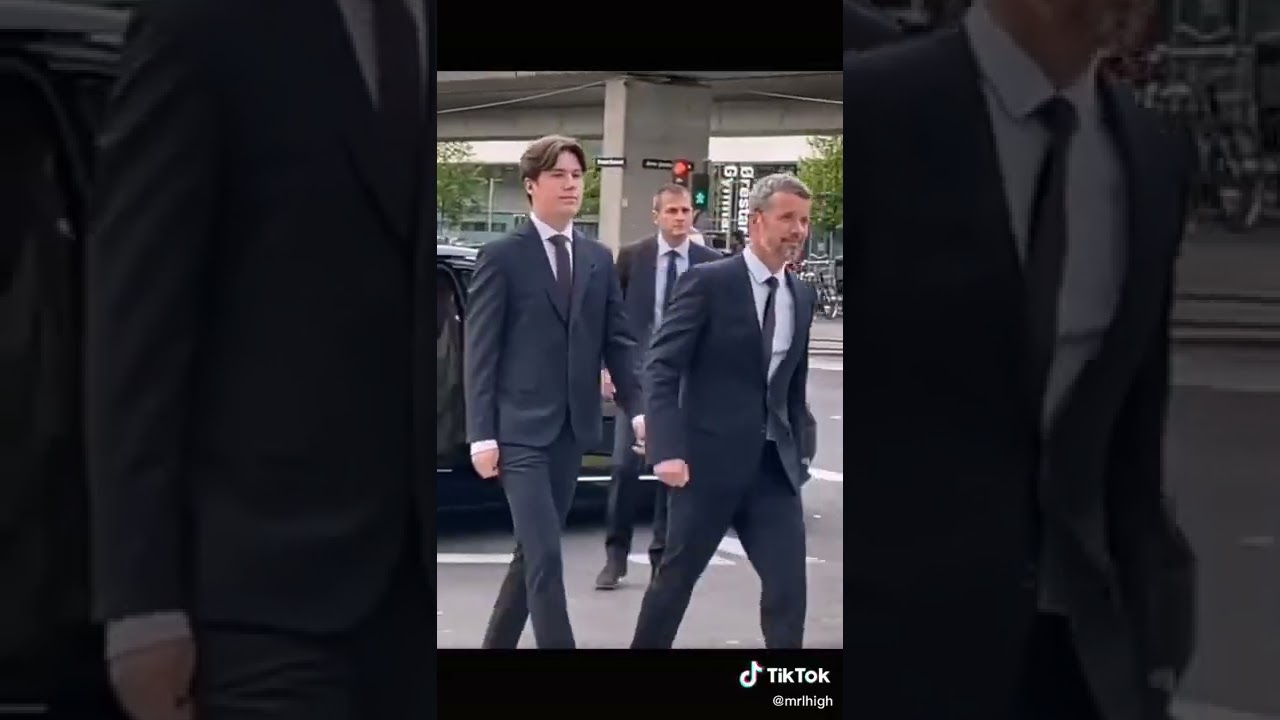 The Crown Prince Frederik and Prince Christian today #shorts