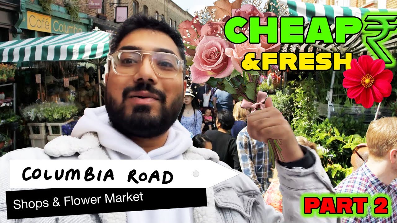 Columbia Road Flower Market 🌸 | Tamil Vlog Exploring Hidden London! PT 2