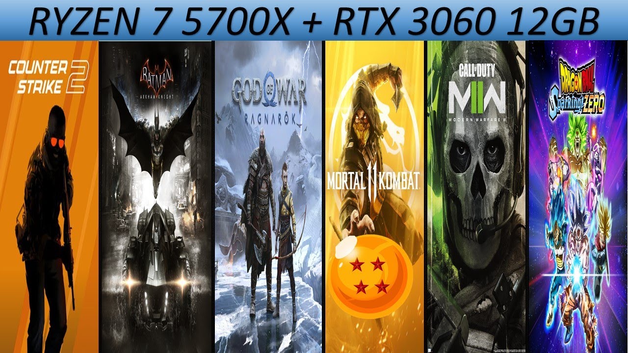 RYZEN 7 5700X + RTX 3060 12GB ¿El mejor combo calidad-precio? Test en 6 juegos | Parte 4