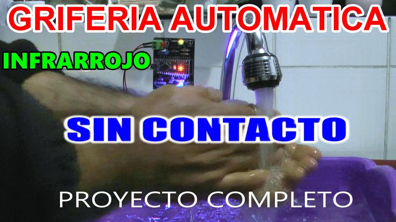 ✅ CONVIERTE LA GRIFERIA DE TU CASA EN AUTOMATICA SIN CONTACTO CON CONTROL POR INFRARROJO