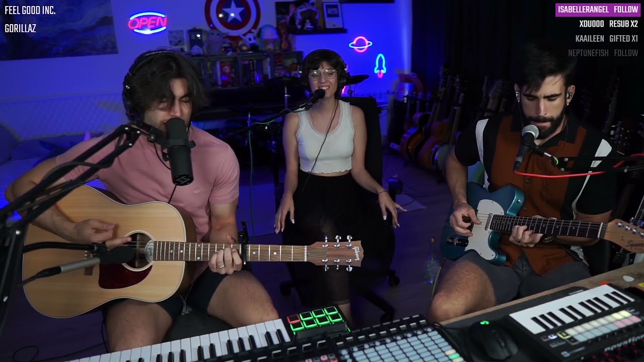 Gorillaz - Feel Good Inc. @ Twitch Session Vol. 3 (Grandsons & Minxyuu Loop Cover)