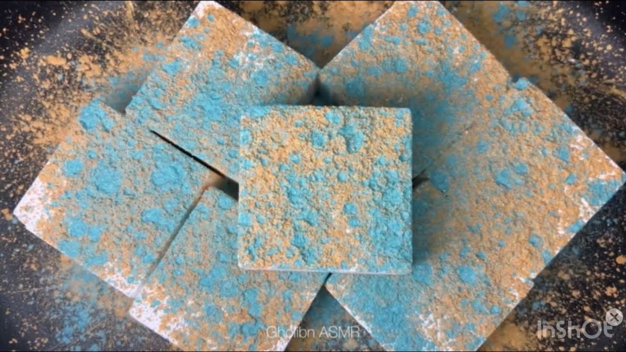 Holi Topped Chalk | Satisfying Crumbles | Ashmiredits 🫧
