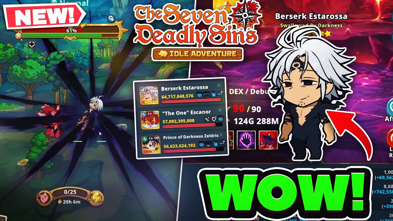 WAIT... HES A DPS IN DISGUISE! New BERSERK Estarossa SHOWCASE! | 7DS: Idle Adventure!