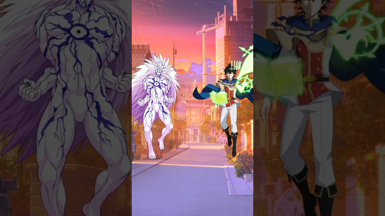 One punch man vs Black clover
