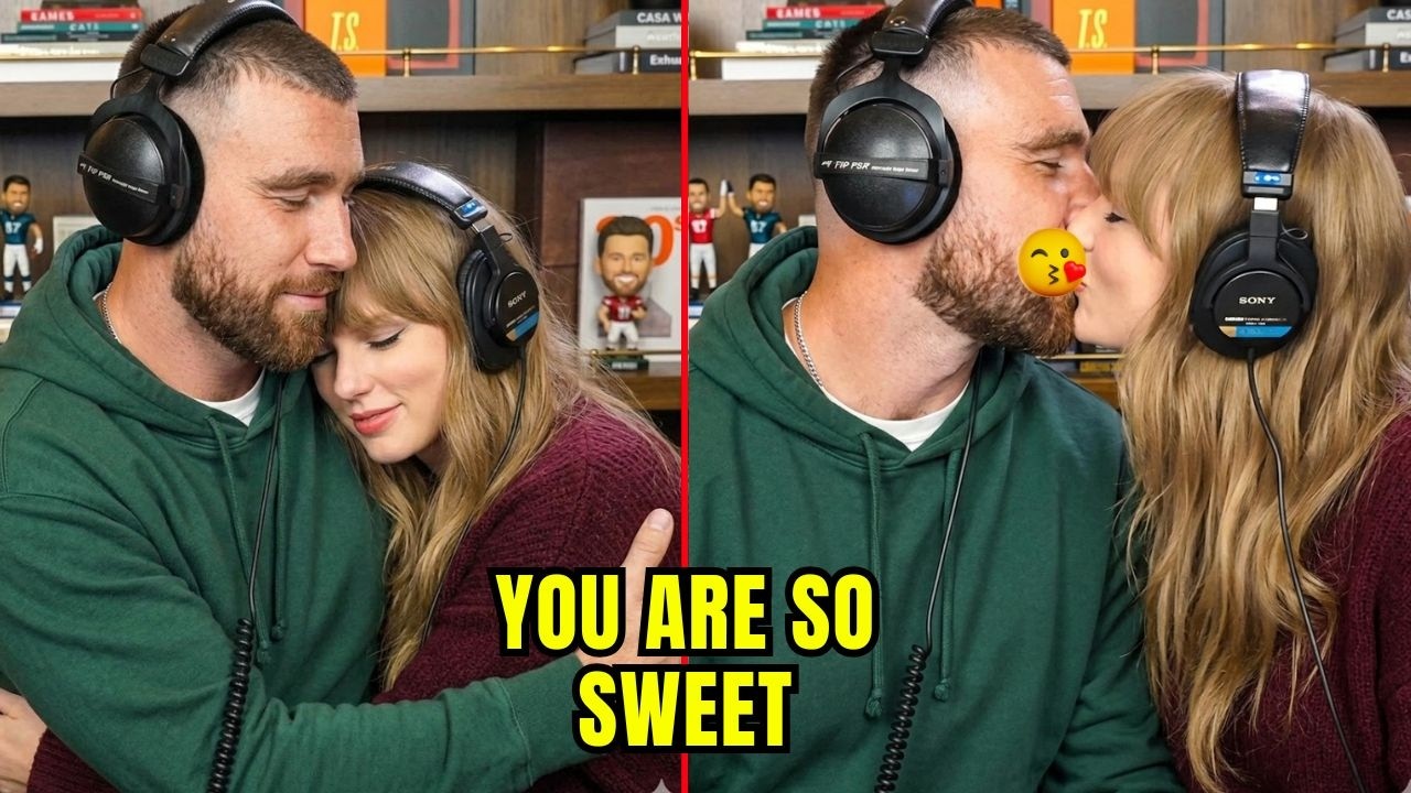 Taylor Swift & Travis Kelce Can’t Stop Flirting on New Heights for 10 Straight Minutes