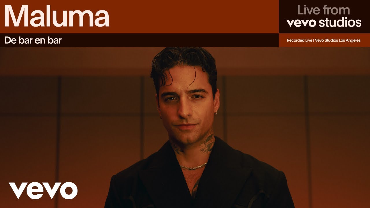Maluma - De Bar En Bar | Na żywo ze studia Vevo