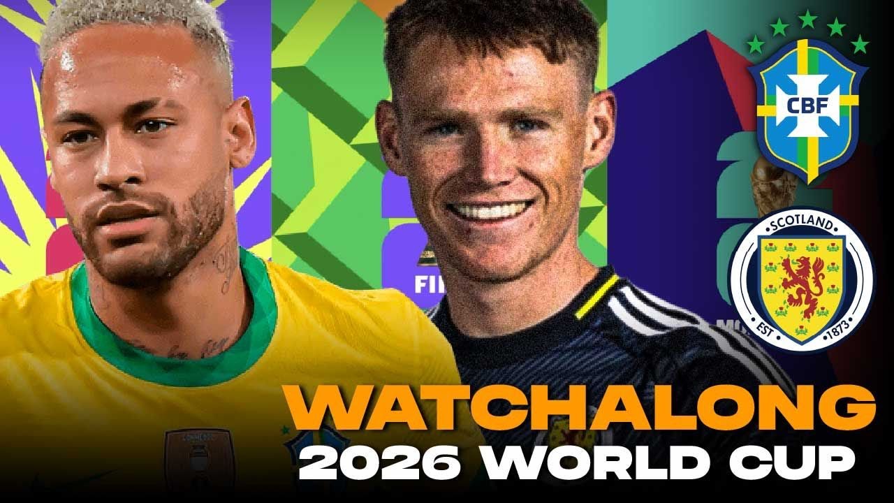 Brazil vs Scotland Live watchalong | Brazil 2026 World Cup Watch Party