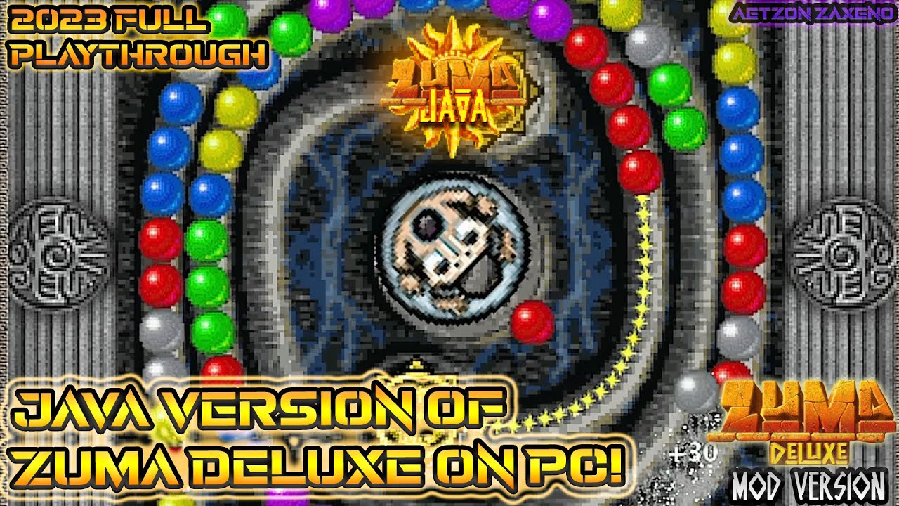 Zuma JAVA - Standard Completion | Zuma Deluxe Mod - 2023 Full Playthrough