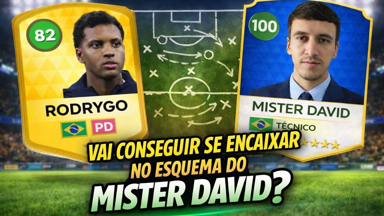O Mistério do 4-3-3: Como o Mister David Vai Usar Rodrygo? 🔥 | DG Brasil FC | DLS 26 | EP. 29