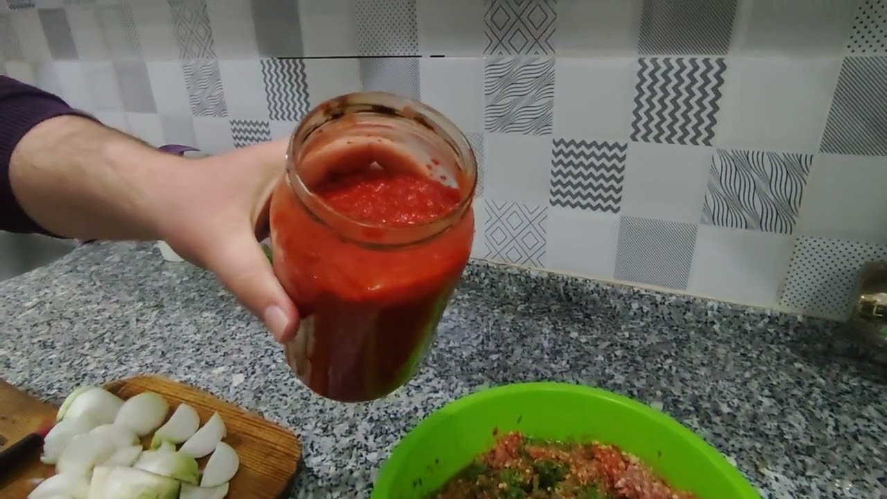 URFA USULÜ LAHMACUN İÇİ HAZIRLAMA...