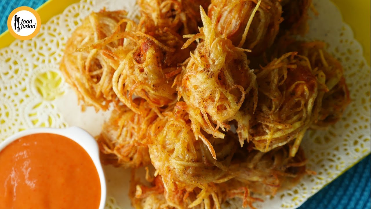 Lacha Chicken Pakora Recipe by Food Fusion (Ramzan Special)