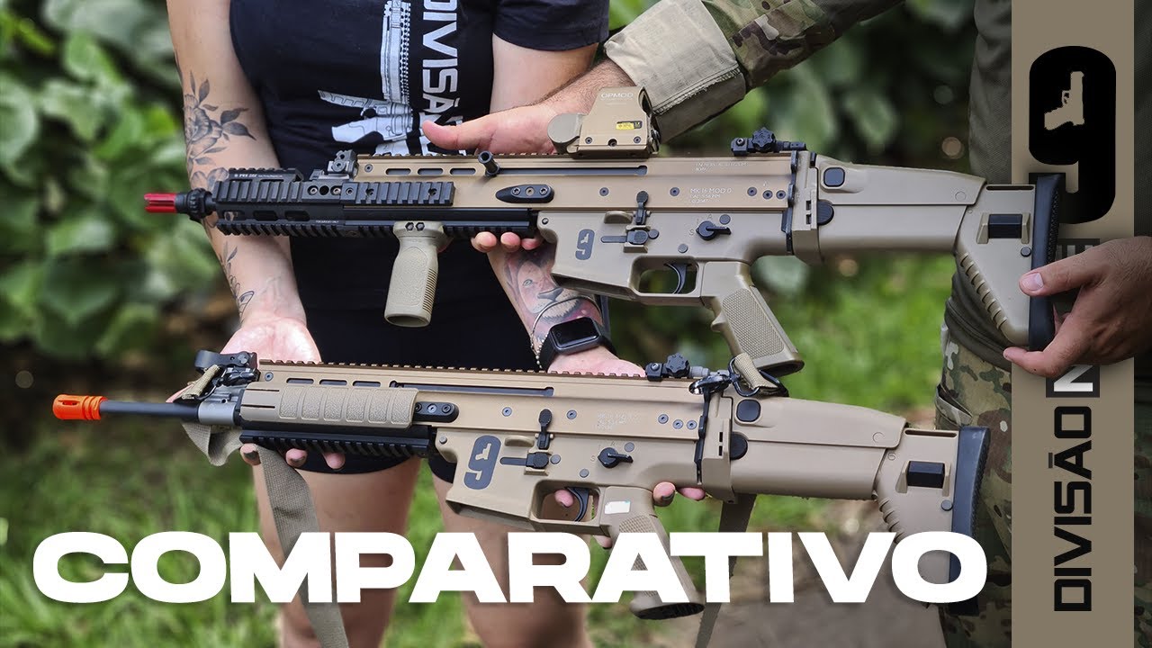 MAIS UM DIA DE AIRSOFT | COMPARANDO A SCAR-L | TOKYO MARUI X WE