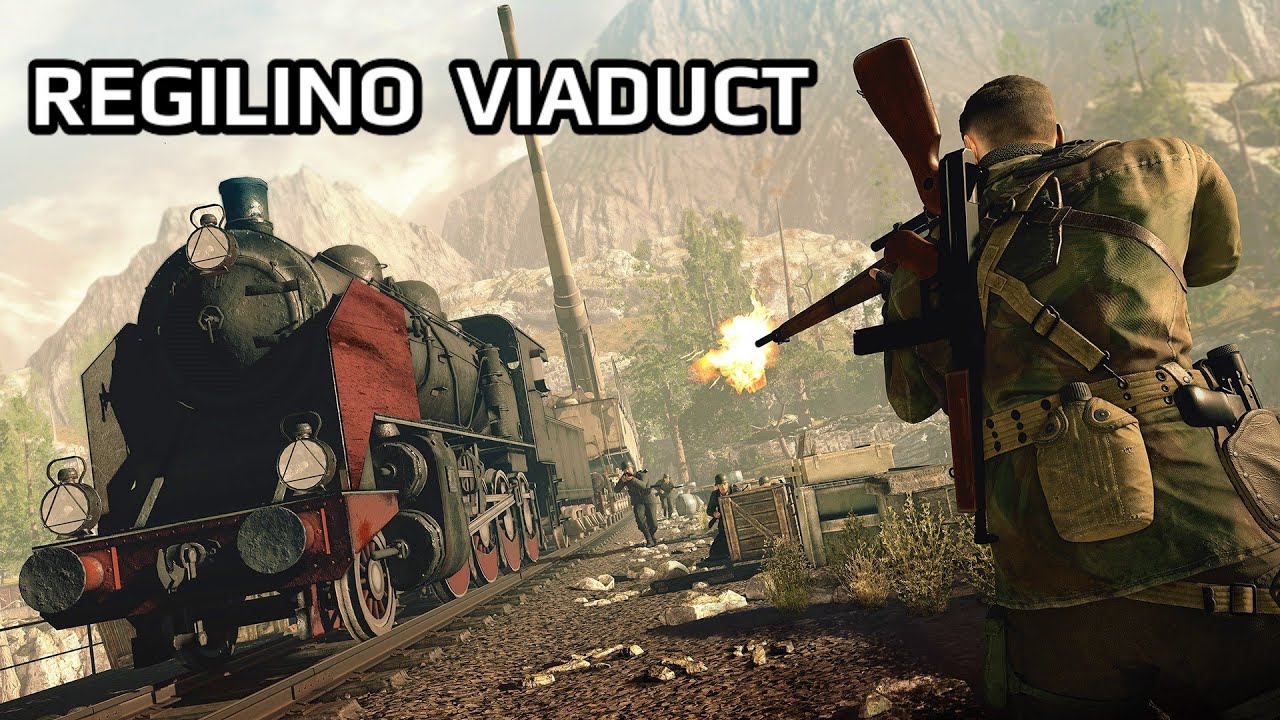 Sniper Elite 4 - Campaign Mission 3 - REGILINO VIADUCT - 100% Objective Completion Walkthrough