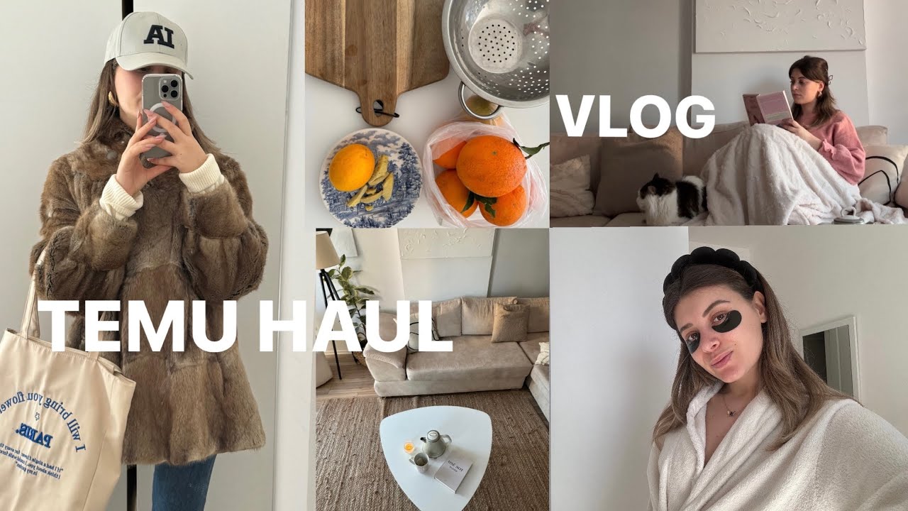 CFARE BLEVA TEK TEMU | Haul per shtepine, shendetshem, pazar, receta e rames, cozy day | VLOG