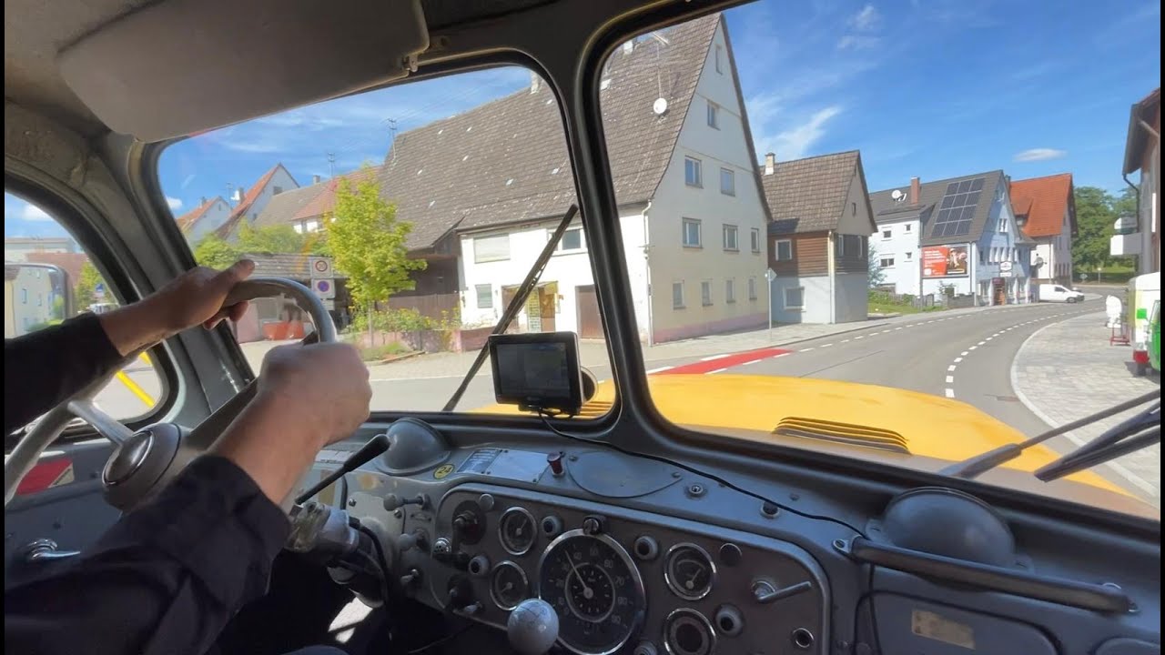 Magirus Deutz  erste Fahrt nach 21 Jahren Standzeit  und direkt 300 Km ohne Probleme