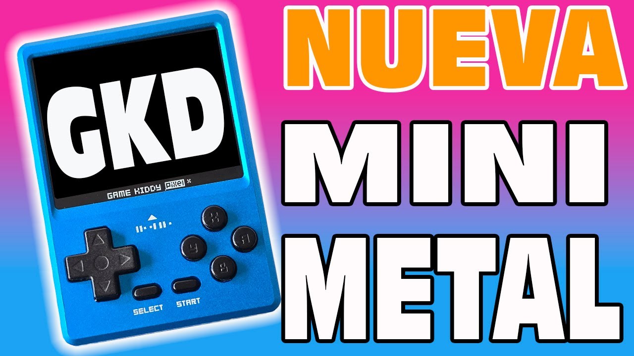Descubre la NUEVA MINI Consola de METAL GKD PIXEL (Gamekiddy Pixel )