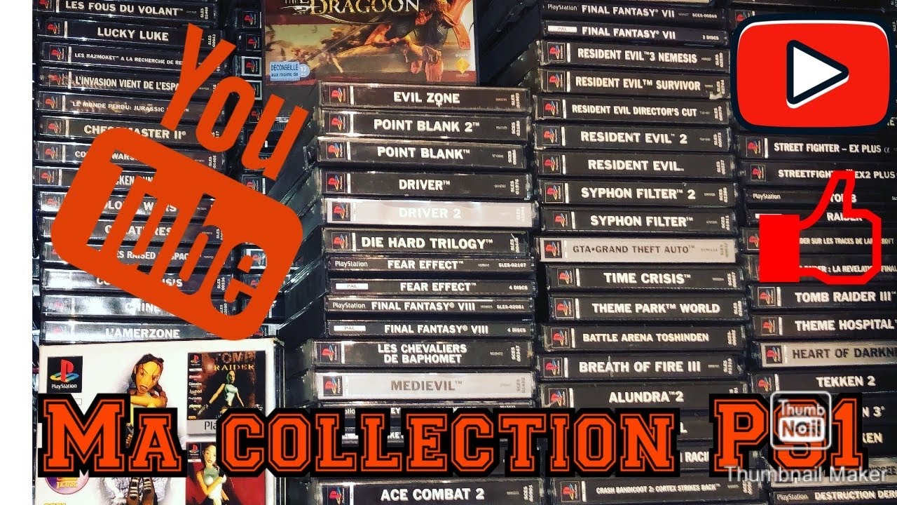 Présentation de ma collection PlayStation 1