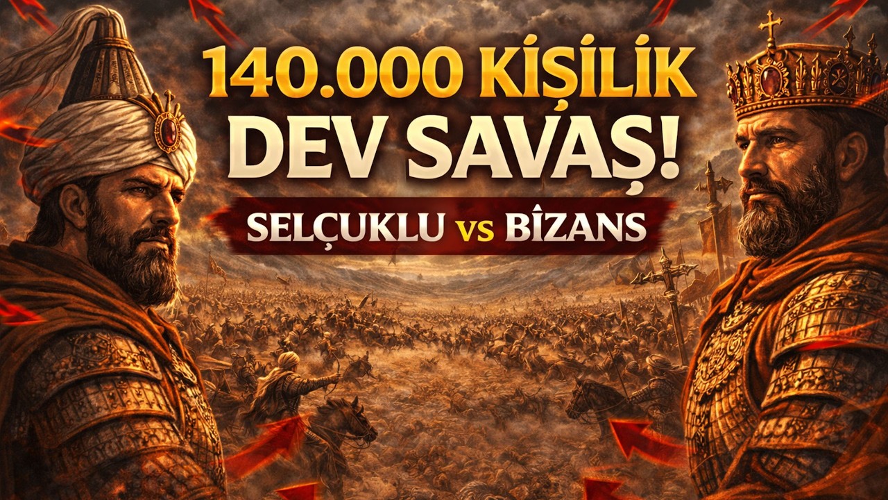 TARİHİN EN BÜYÜK ÇİFTE KUŞATMASI: 60 Bin Selçuklu Süvarisinin 80 Bin Bizans Ordusuna Karşı Zaferi