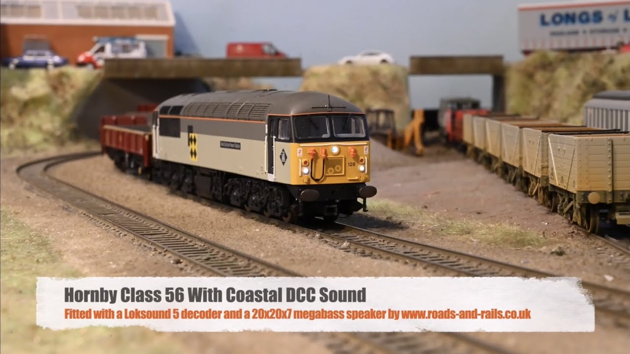 Hornby Class 56 With Coastal Sound And A Megabass Speaker