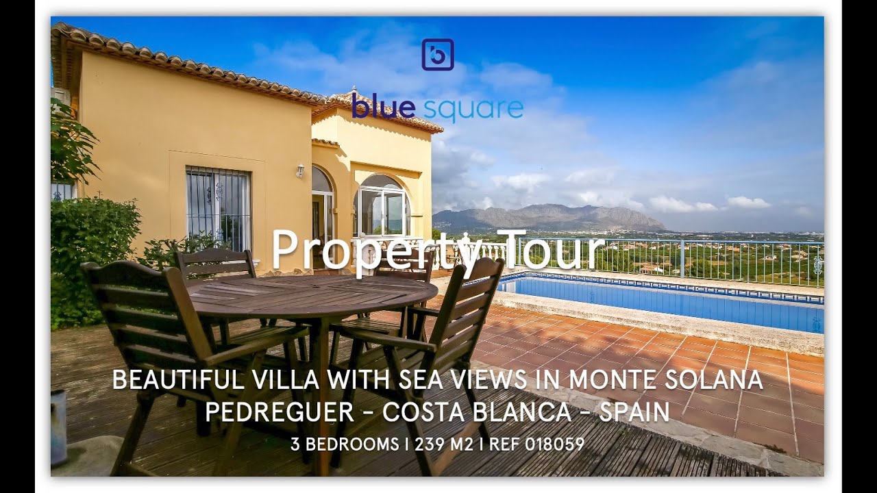 For sale: lovely villa with separate apartment & sea view in Monte Solana I BLUE SQUARE I REF 018059