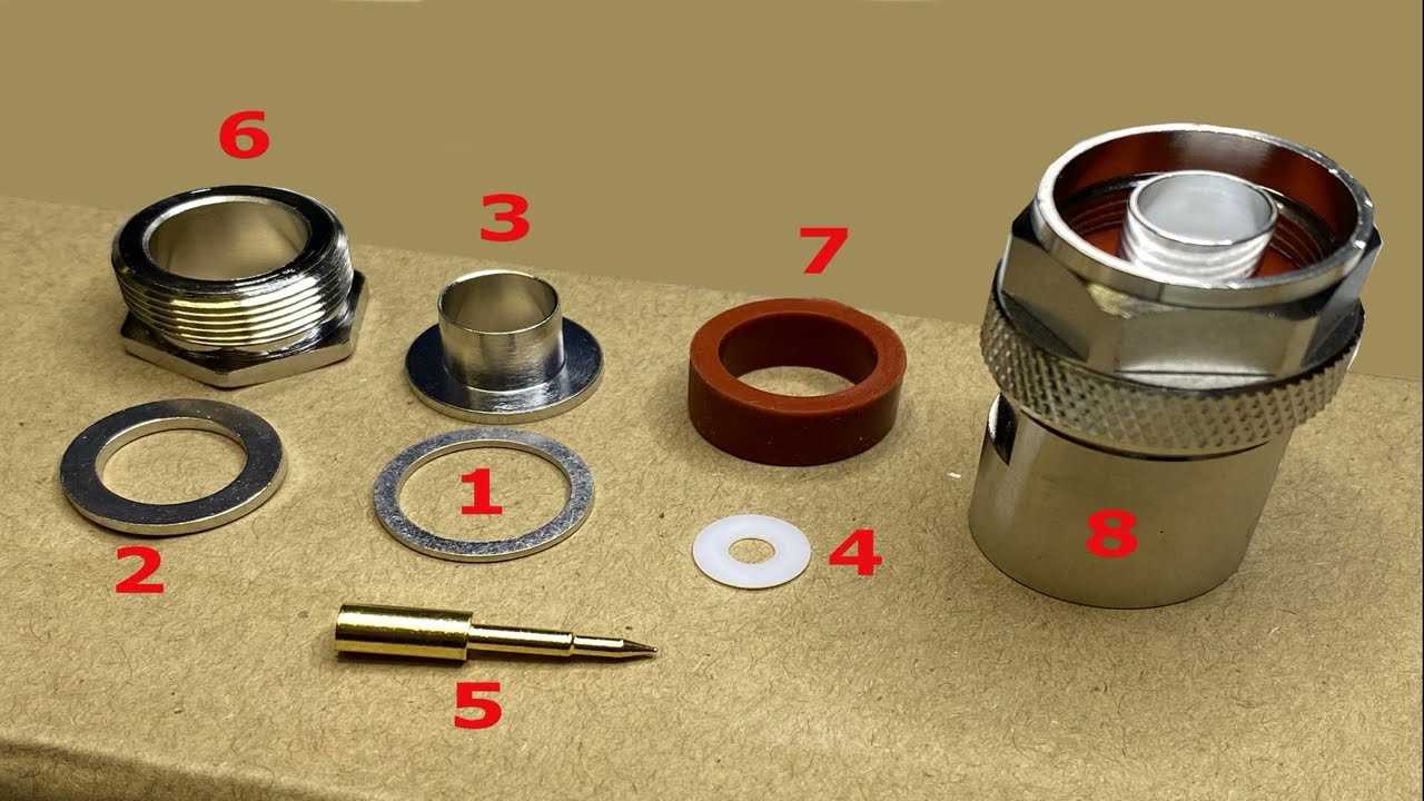 This video shows how to assemble Smart and Quick a N male connector on LM400-LMR400 cable
