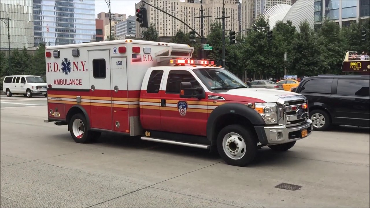 COMPILATION OF NEW YORK CITY EMS AMBULANCES RESPONDING IN THE 5 BOROUGHS OF NEW YORK CITY.  48